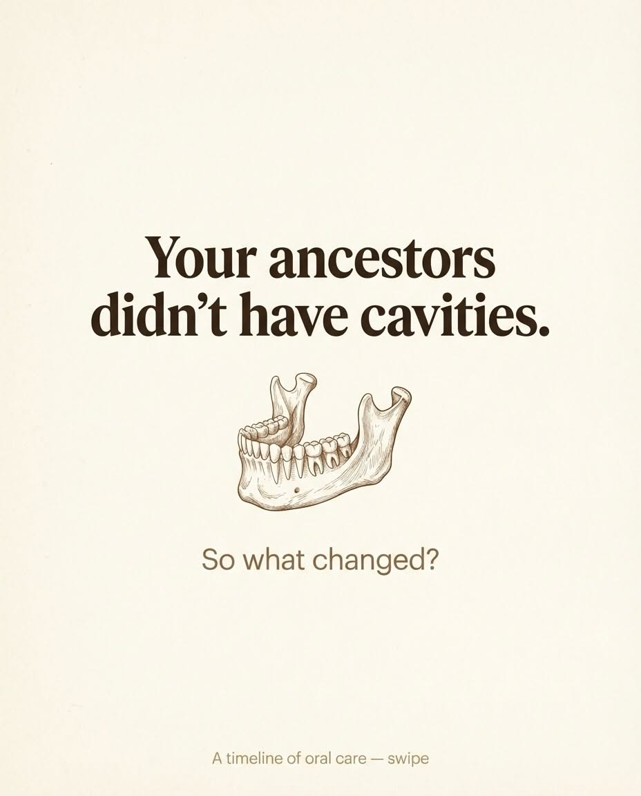 Carousel: Vintage engraved illustration of a human lower jawbone, slide 1