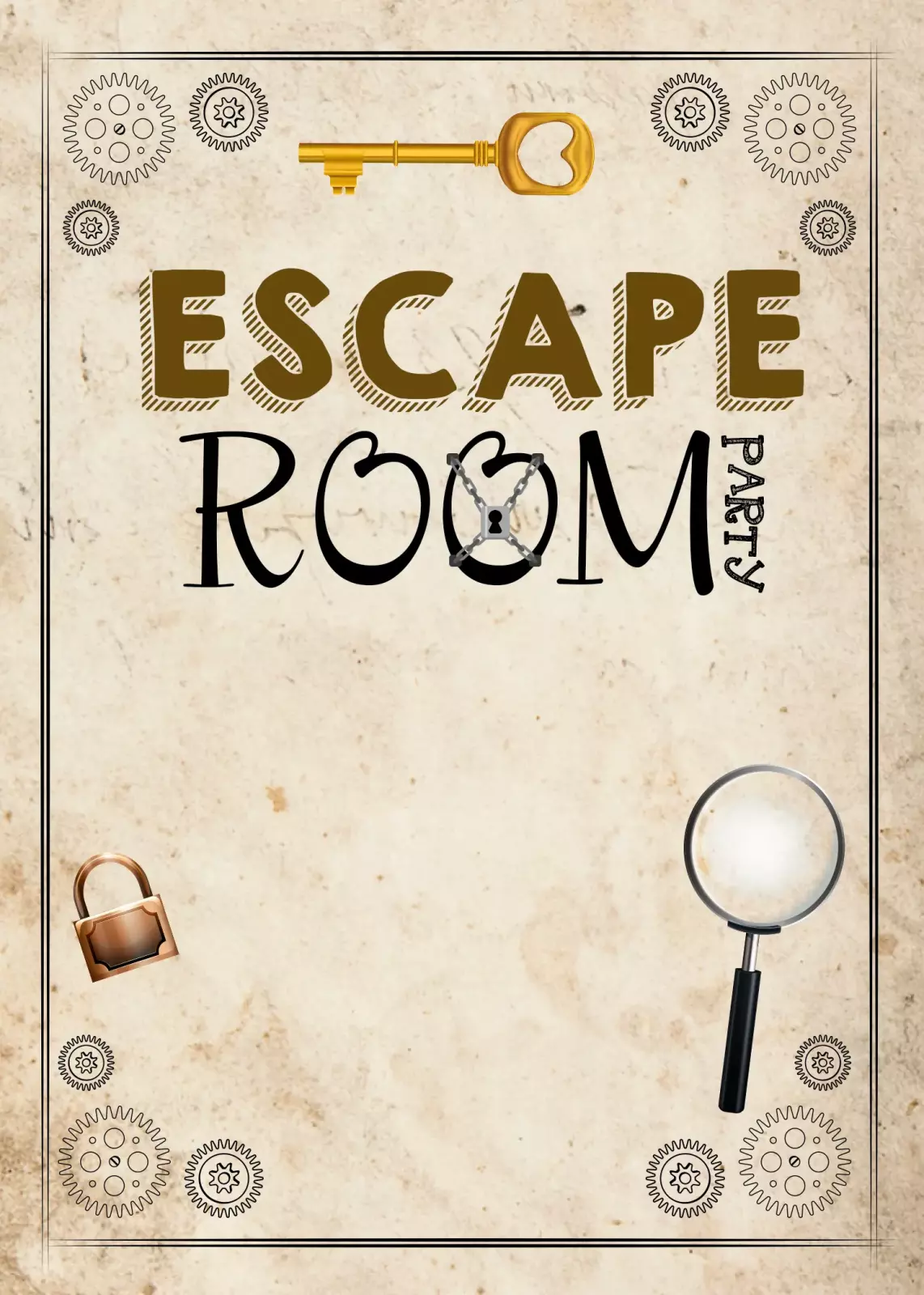 Story: Detective objects reinforce escape-room mystery
