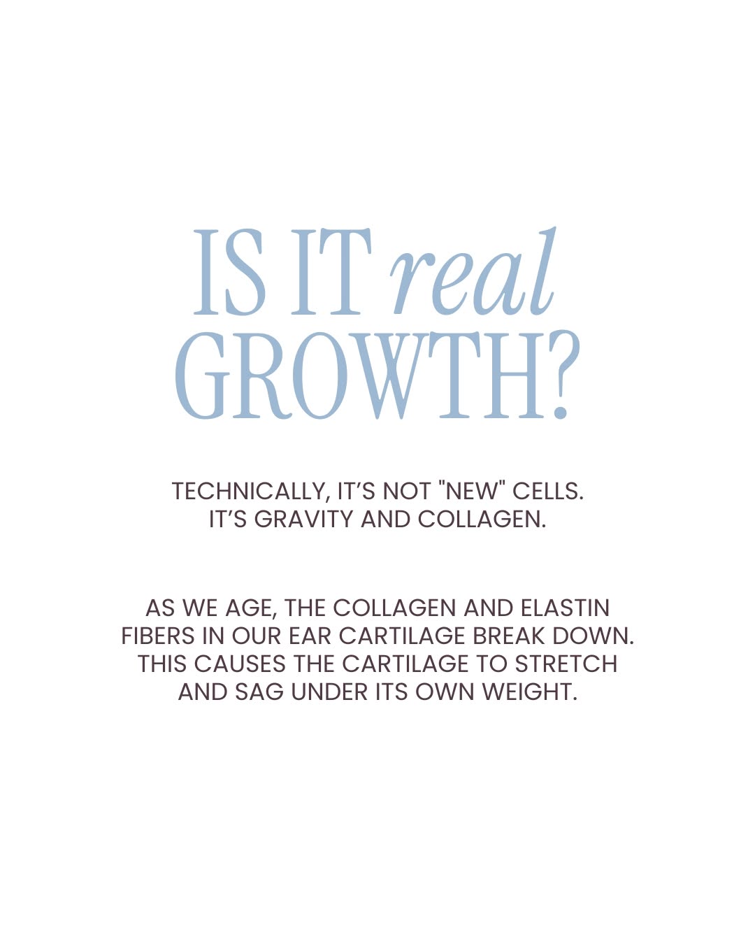 Instagram post: Collage ear breaking through serif headline, slide 3