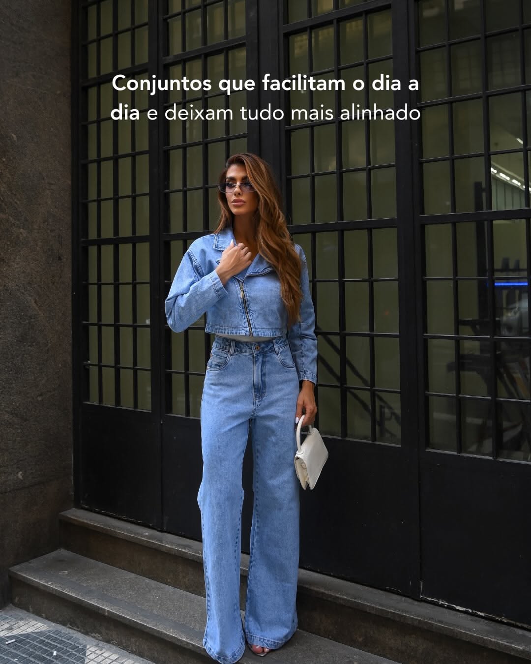 Instagram post: Oversized denim turns product into spectacle, slide 6