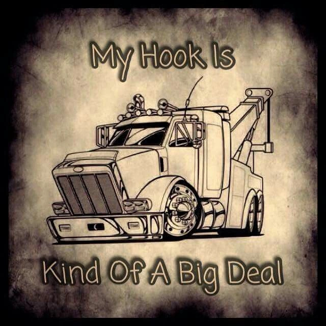 Towing & Roadside Assistance creative ad: Witty hook pun paired with truck illustration
