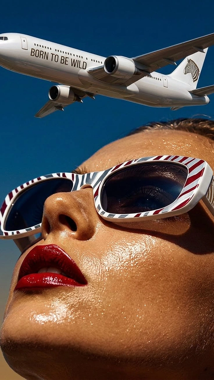 Sunglasses Brands creative ad: Travel adventure staged through sunglasses