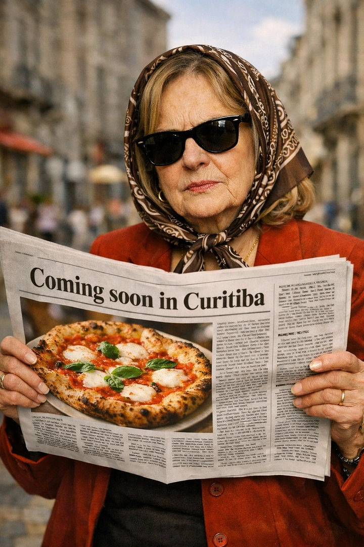 Italian Restaurants creative ad: Newspaper opening announcement concept