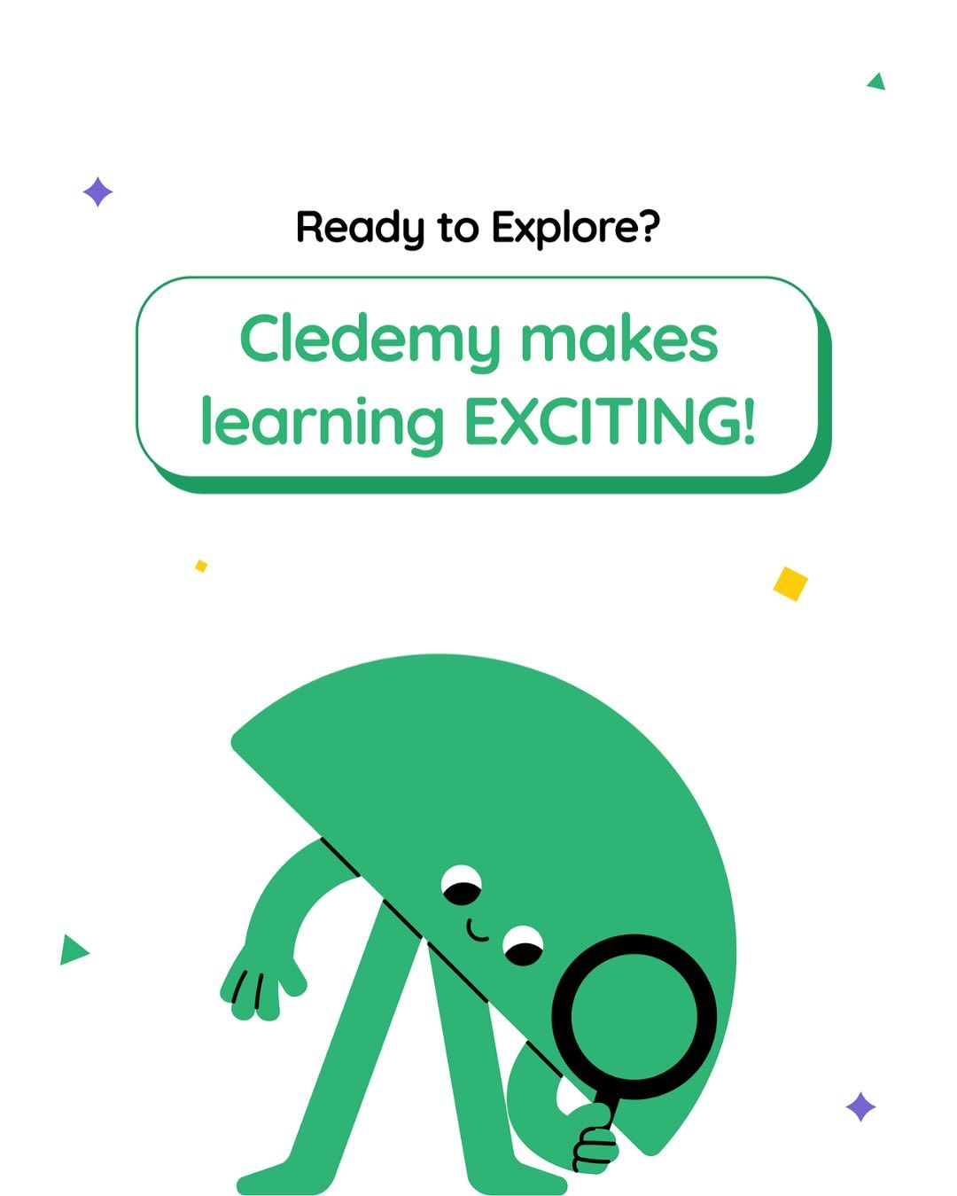 Instagram post: Explorer character makes learning exciting