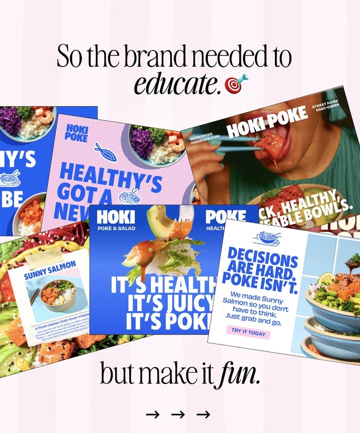 Instagram post: Bold oversized bowl with witty copy, slide 4
