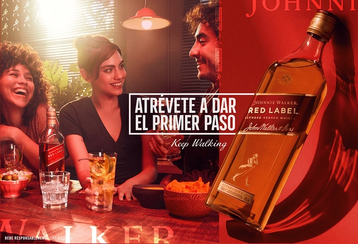 Bars & Pubs creative ad: Keep Walking idea supports first-step invitation