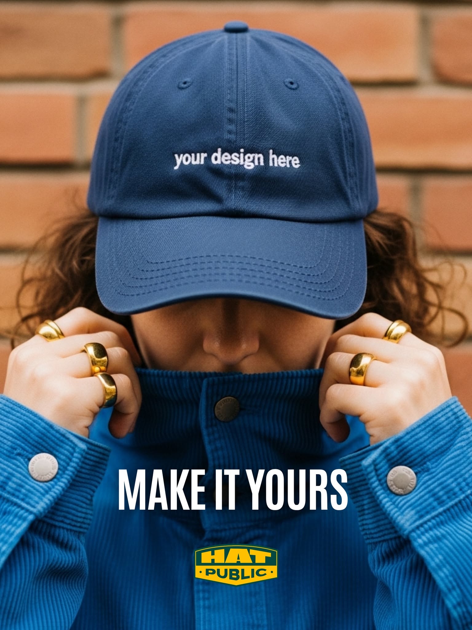 Instagram post: Witty copy reframes the cap as attitude, slide 3