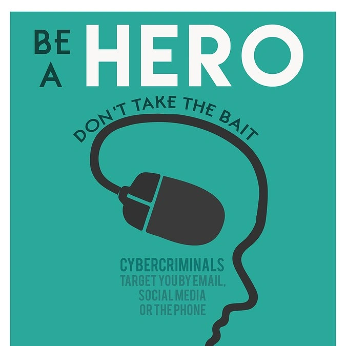Cybersecurity Companies creative ad: USB-head hero metaphor is memorable