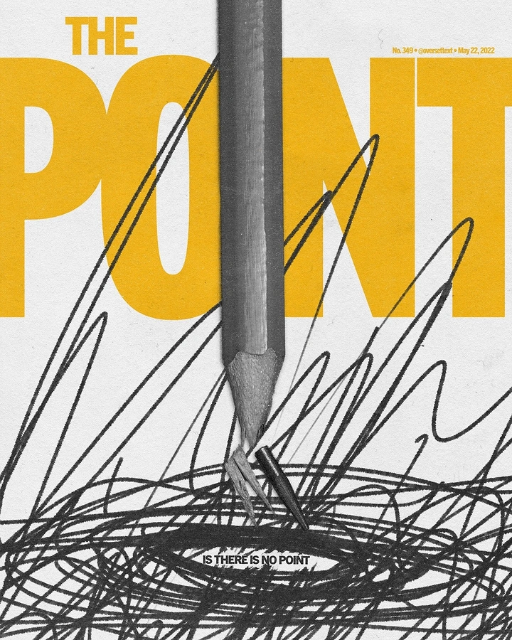 Pens & Writing Instruments creative ad: Giant nib and scribbles deliver point pun