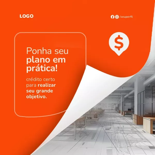 Instagram post: Page peel visualizes plans becoming practical