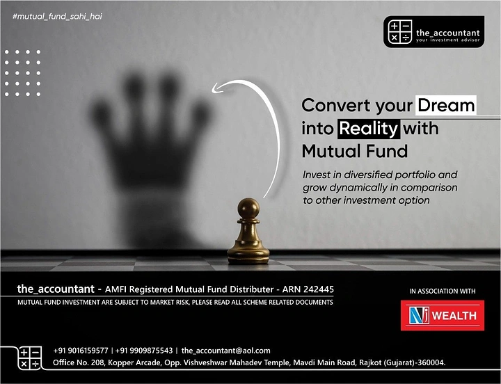 Stock Brokers & Investing creative ad: Pawn shadow becomes king, dream to reality