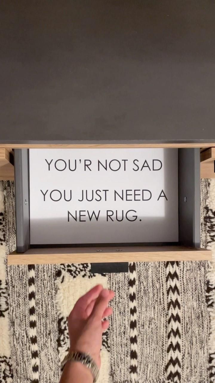 Story: Witty sadness-to-new-rug copy