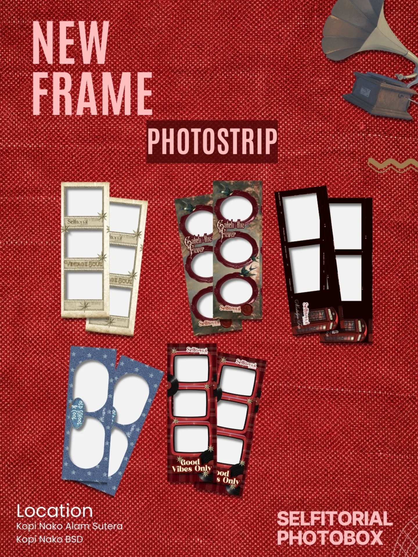 Instagram post: Film-roll visual creates frame-alert concept, slide 2