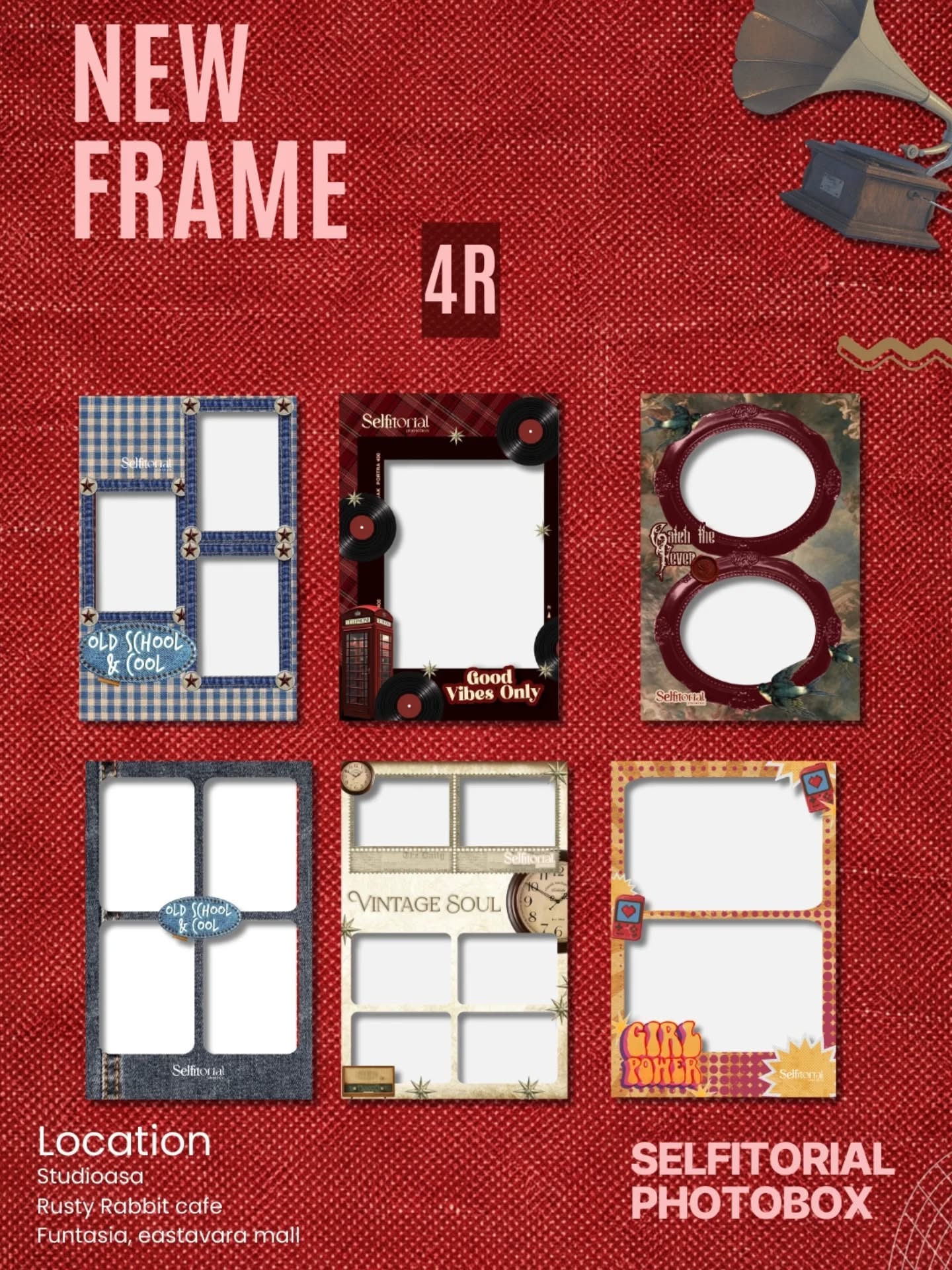 Instagram post: Film-roll visual creates frame-alert concept, slide 3