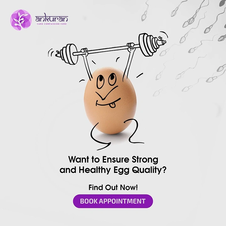 IVF & Fertility Clinics creative ad: Weightlifting egg for egg quality pun