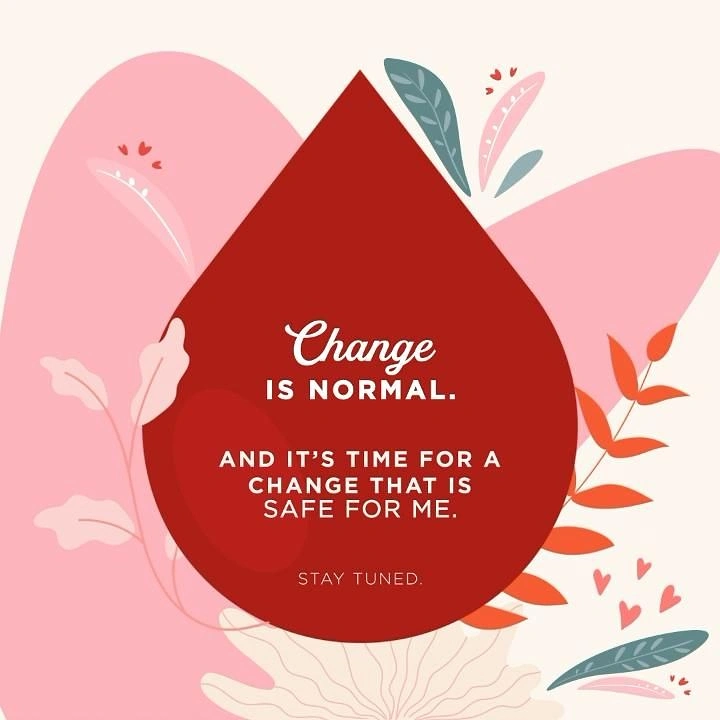 Period Care & Feminine Hygiene creative ad: Period blood drop carries message