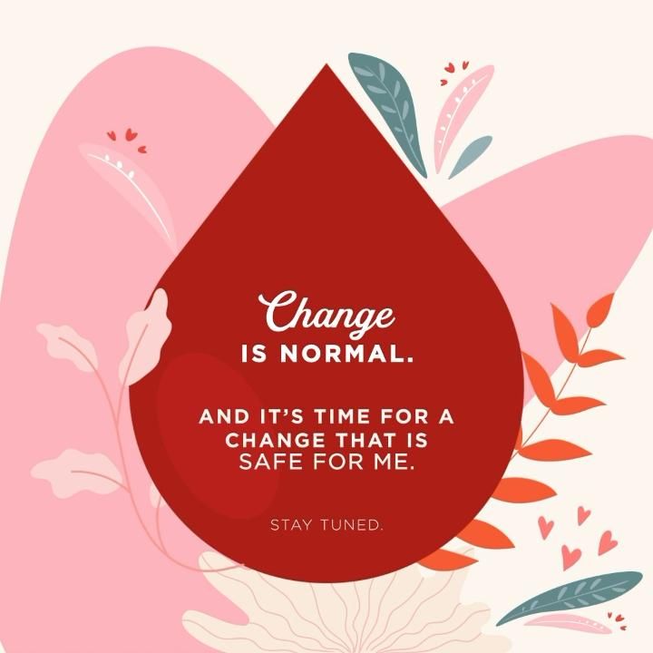 Instagram post: Period blood drop carries message