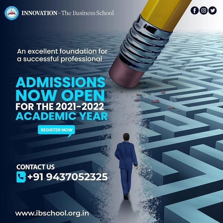 Universities & Colleges creative ad: Pencil transforms into admissions maze