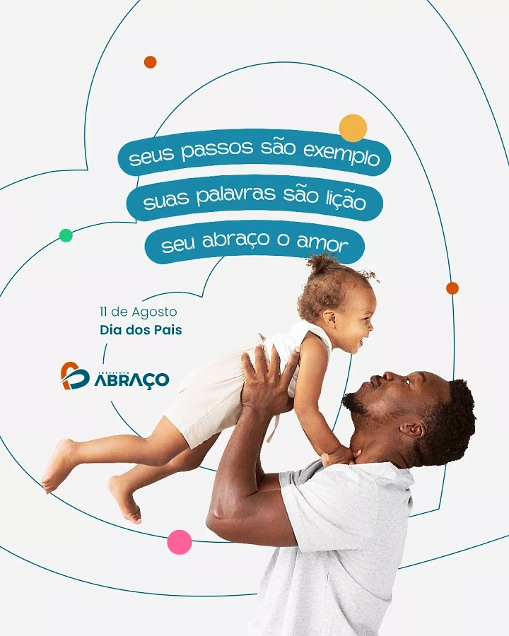Pediatricians & Children's Clinics creative ad: Father-and-child movement creates a memorable metaphor