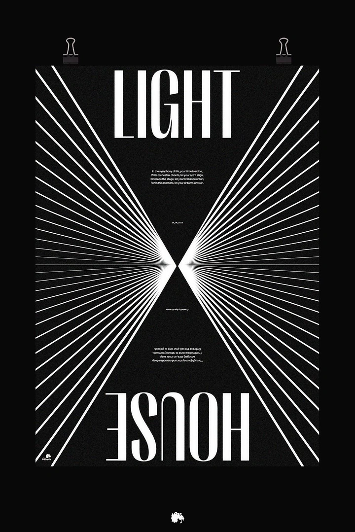 Lighting Stores & Lamps creative ad: Light rays create striking geometric illusion