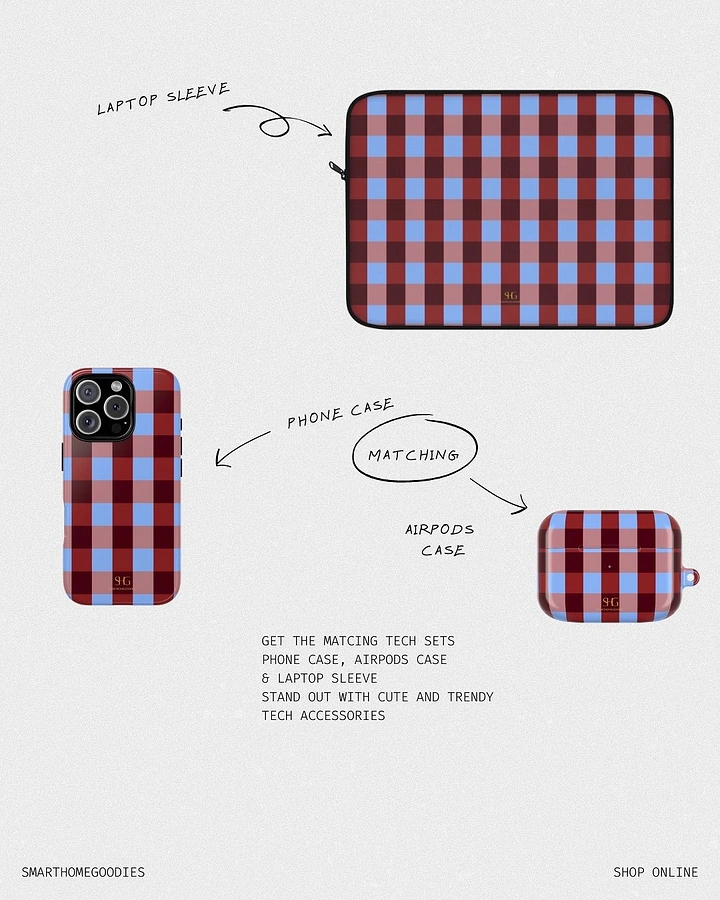Phone Cases & Mobile Accessories creative ad: Matching accessory set visual concept