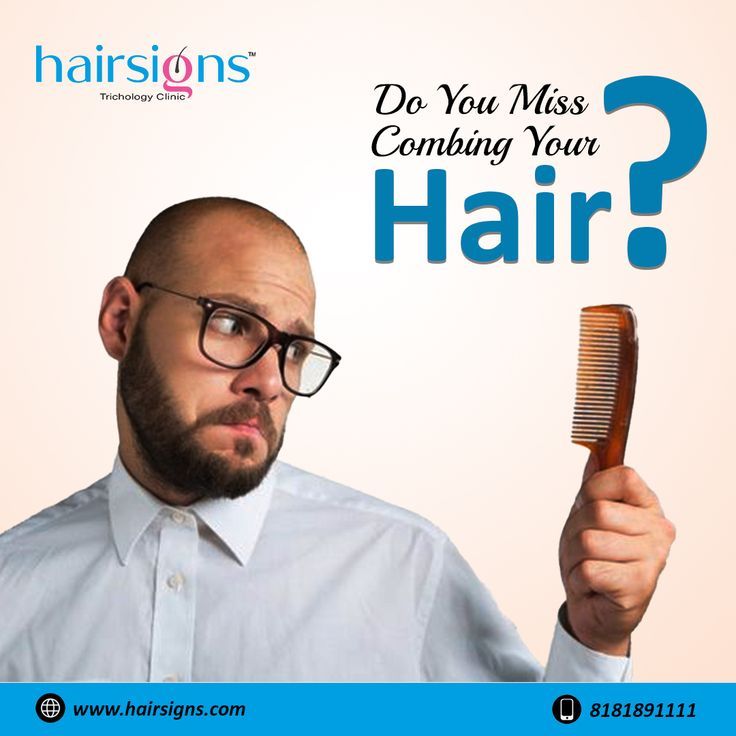 Instagram post: Bald man with comb, witty question