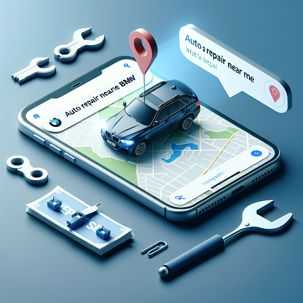 Instagram post: Car on phone map, near-me search