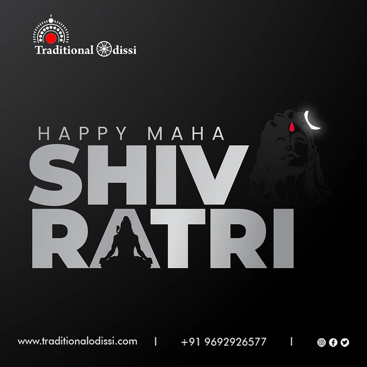 other-festival creative ad: Giant silver typography with a meditating Shiva silhouette cut into it