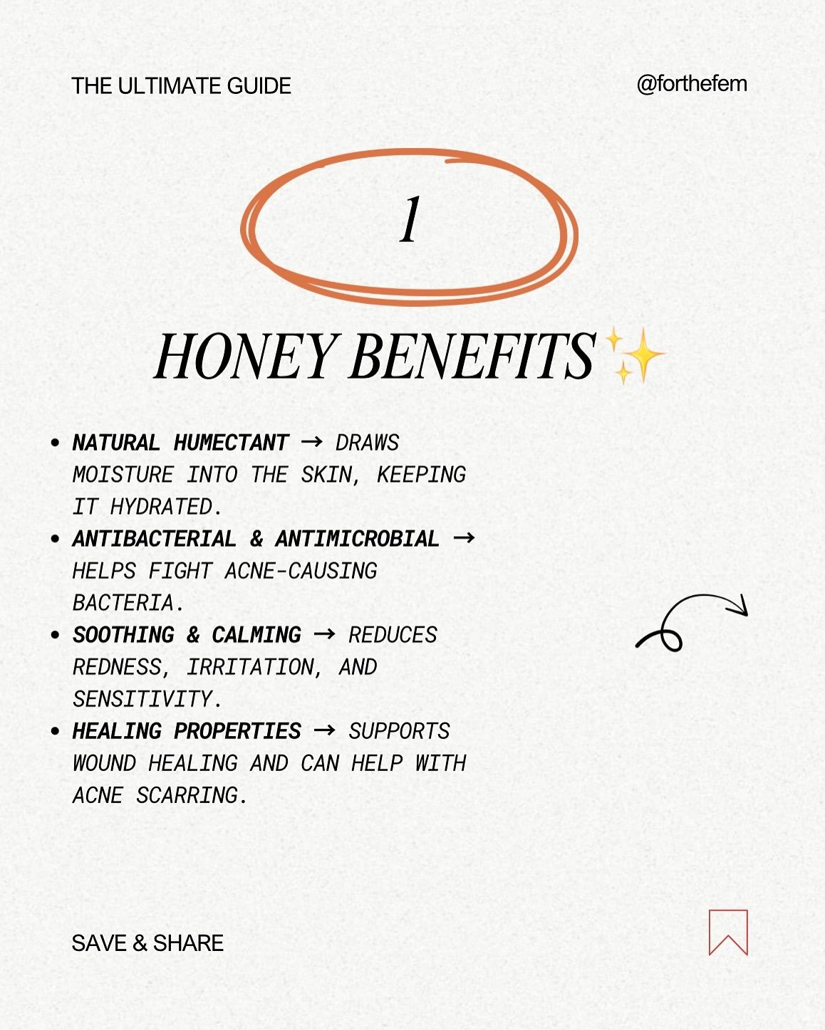 Instagram post: Clever skin-food honey editorial poster, slide 2