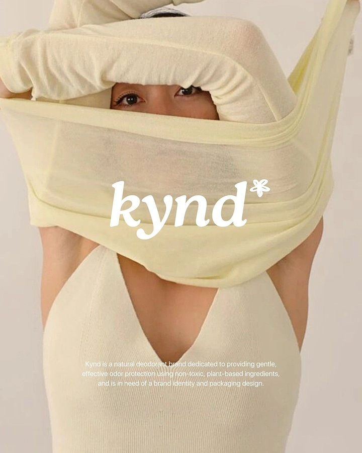 Period Care & Feminine Hygiene creative ad: Wrapped fashion portrait creates intrigue