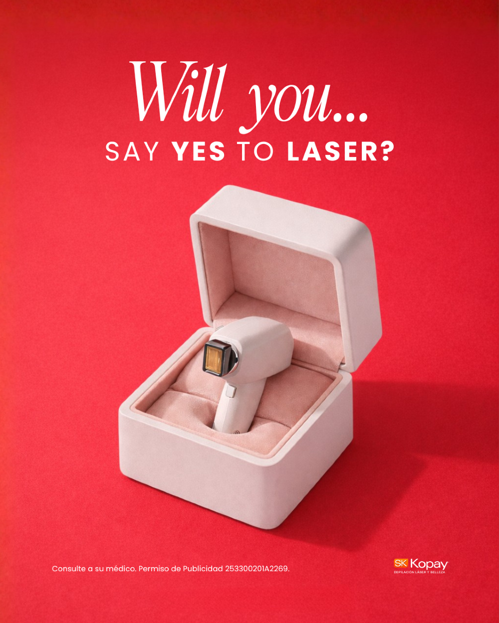 Instagram post: Laser device presented as engagement ring