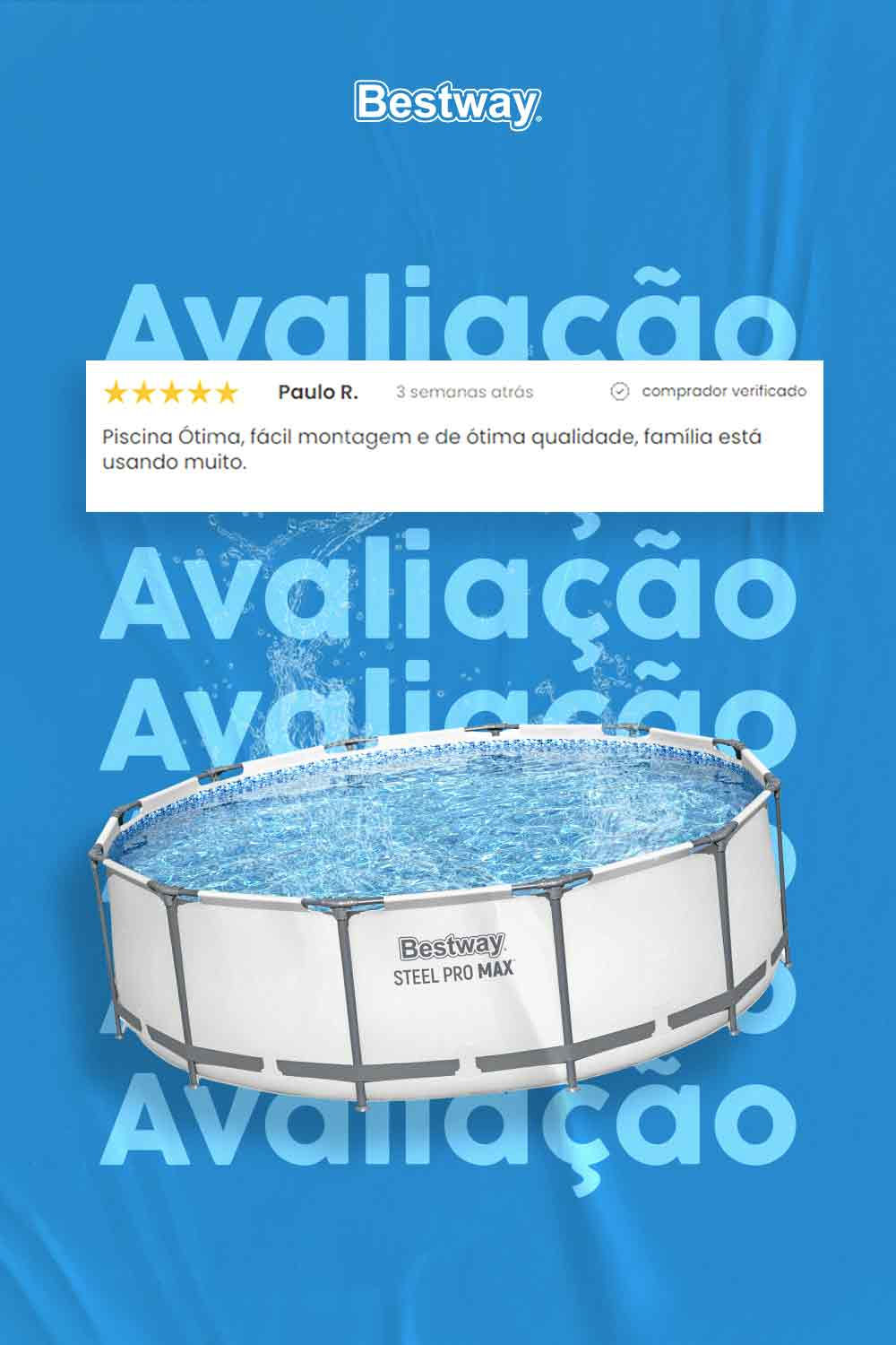Story: Review card integrated with pool typography