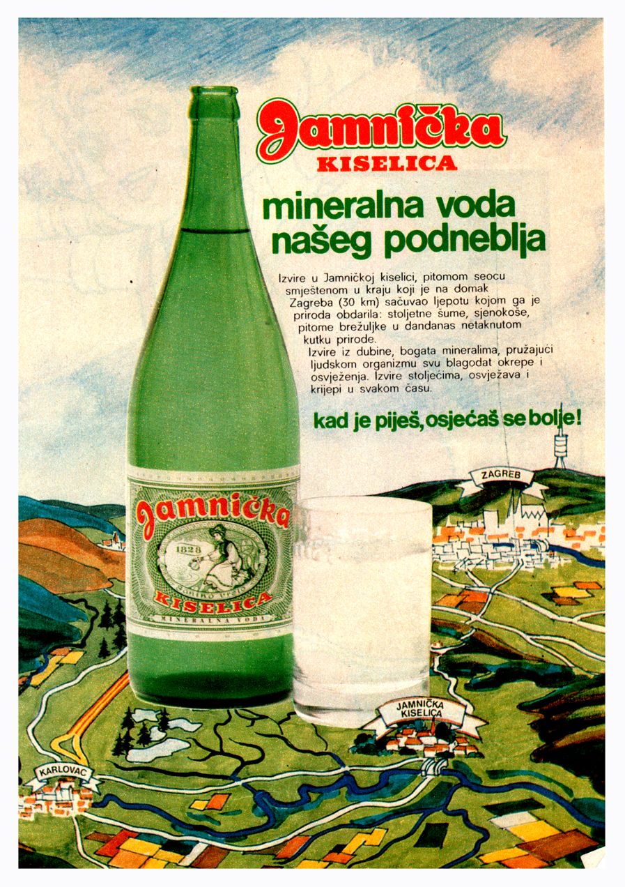 Story: Vintage map integrates mineral-water origin