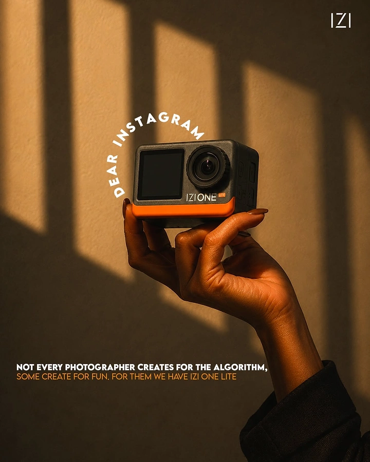 Cameras & Camera Stores creative ad: Bold anti-algorithm positioning copy
