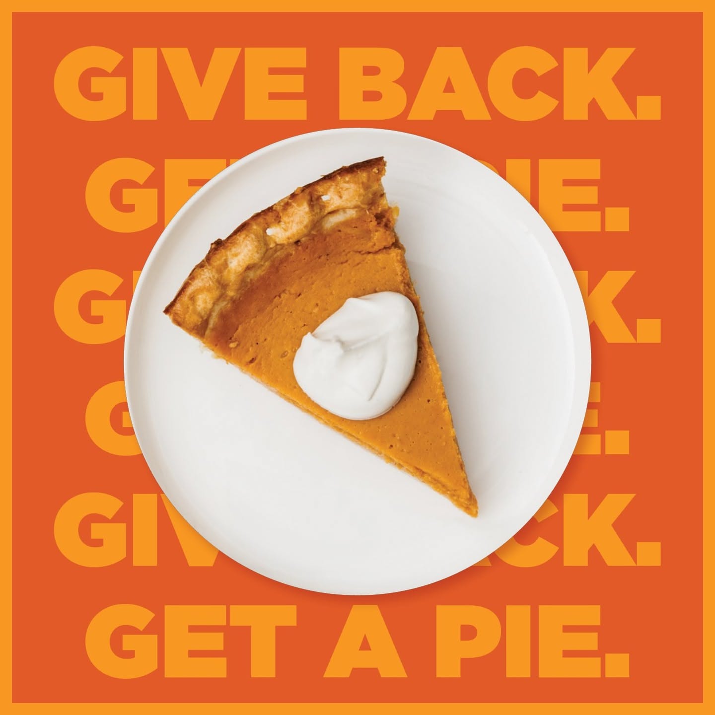 Pumpkin pie slice on a white plate