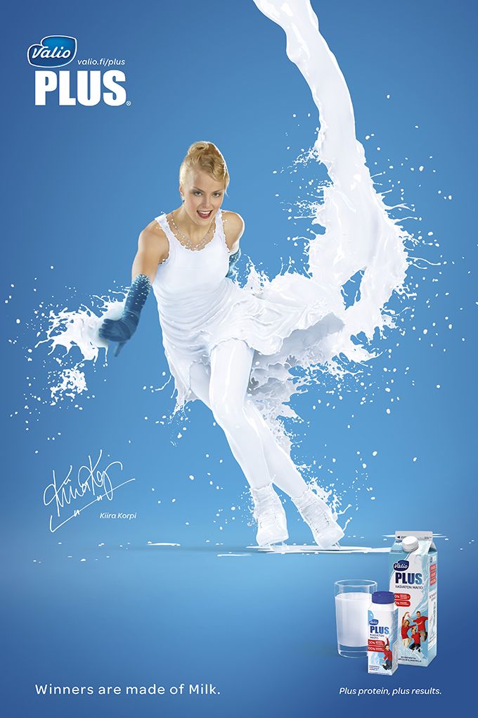 Story: Athlete formed from milk splash