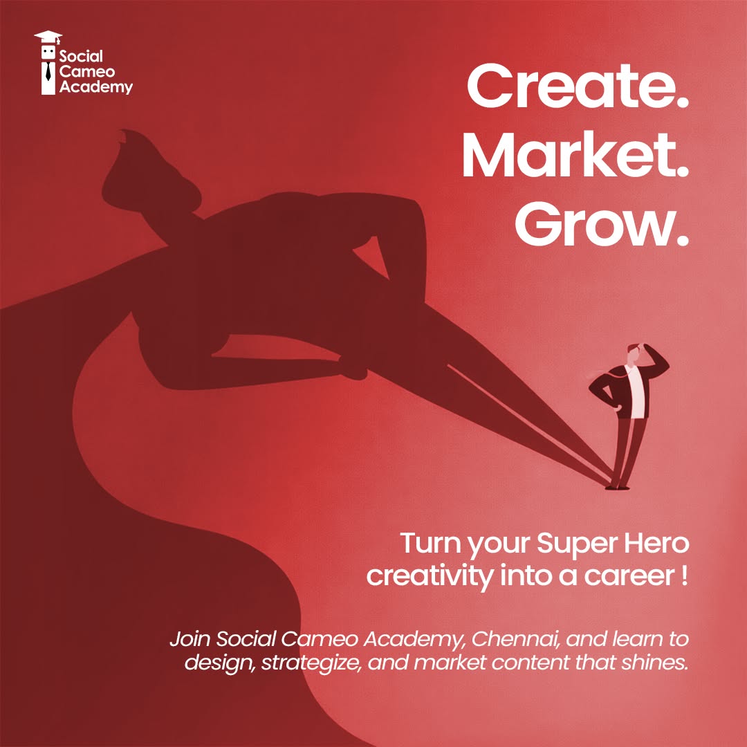Instagram post: Superhero metaphor supports career transformation