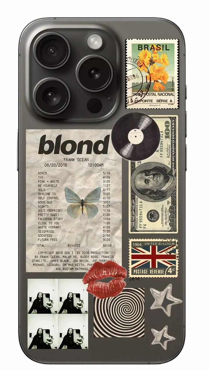 Phone Cases & Mobile Accessories creative ad: Exceptional archival ephemera collage
