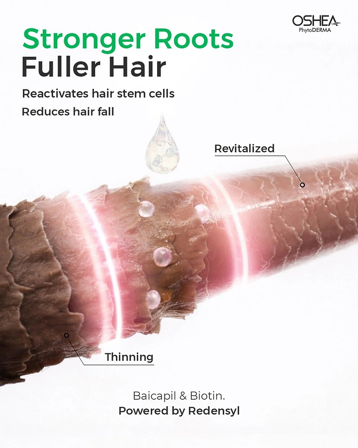 Hair Transplant & Hair Clinics creative ad: Glowing rings revitalize hair strand
