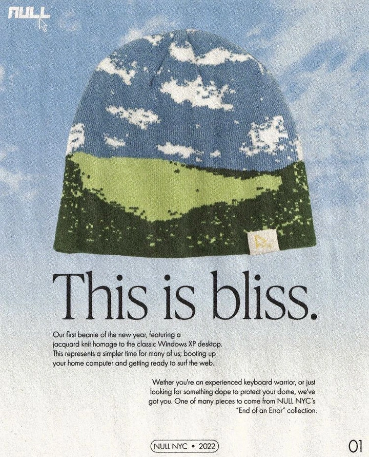 Hats & Caps creative ad: Hat becomes a surreal mountain landscape