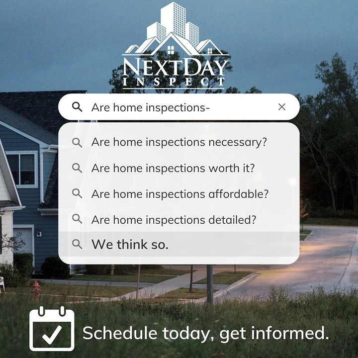 Home Inspectors creative ad: Search-interface inspection service concept