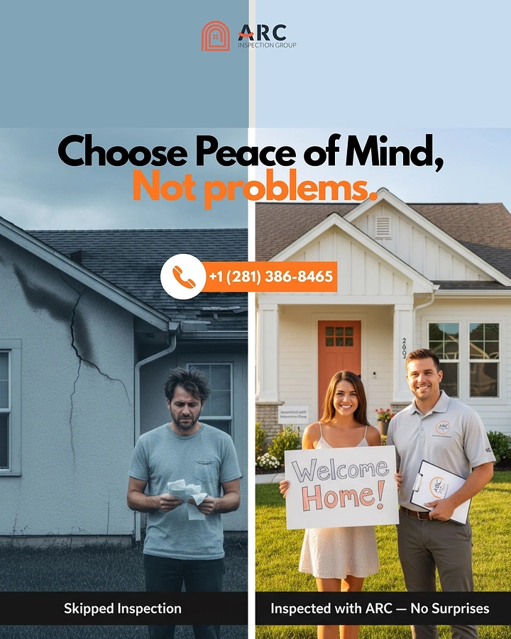 Home Inspectors creative ad: Split-screen contrast clearly sells inspection value