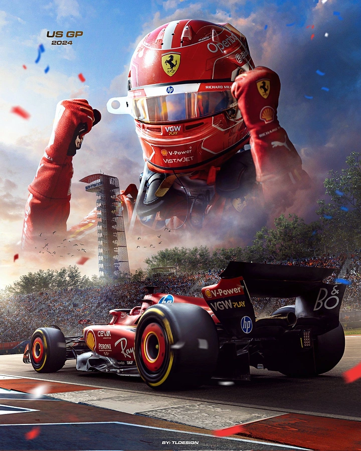 Helmets & Riding Gear creative ad: Exceptional Ferrari racing campaign craft