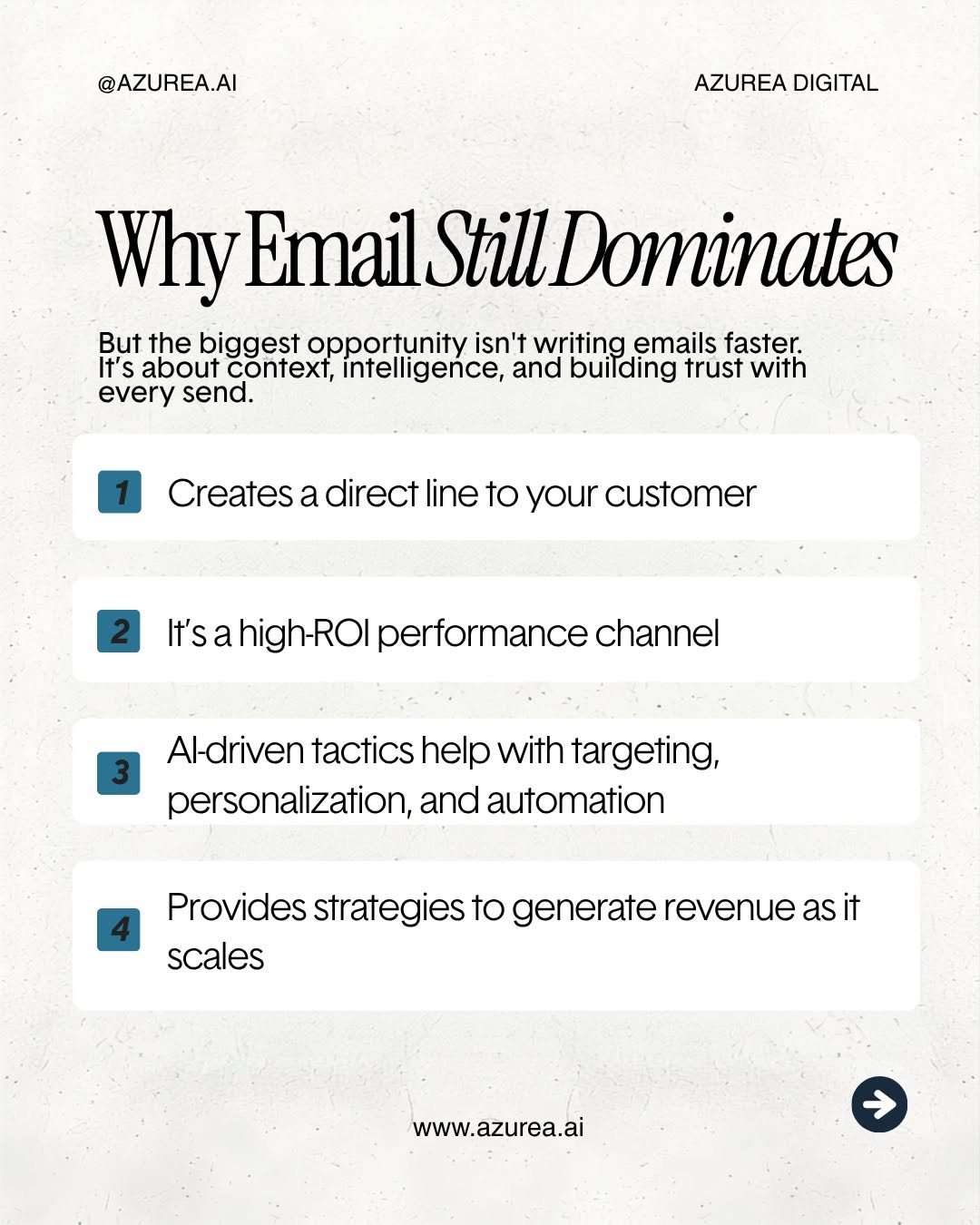 Instagram post: Envelopes flying from laptop, strong editorial style, slide 2