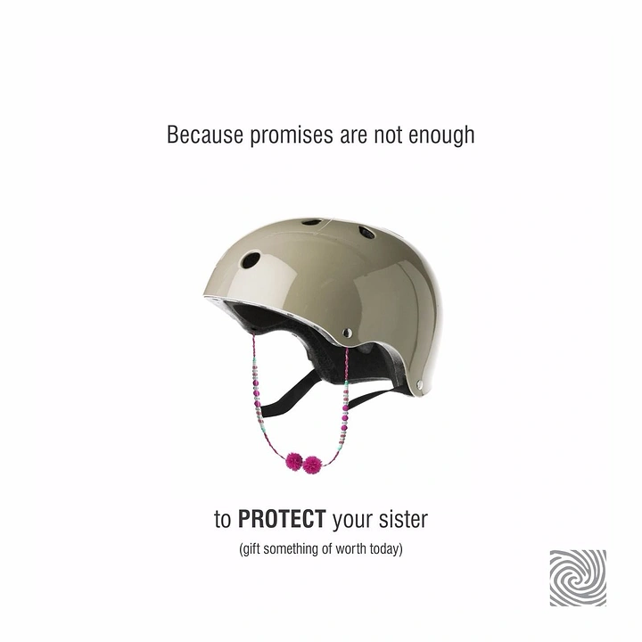 Raksha Bandhan creative ad: Helmet as rakhi: protect your sister