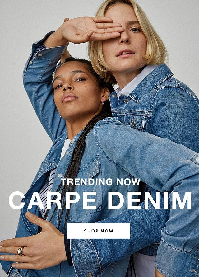Denim & Jeans Brands creative ad: Carpe Denim pun drives campaign