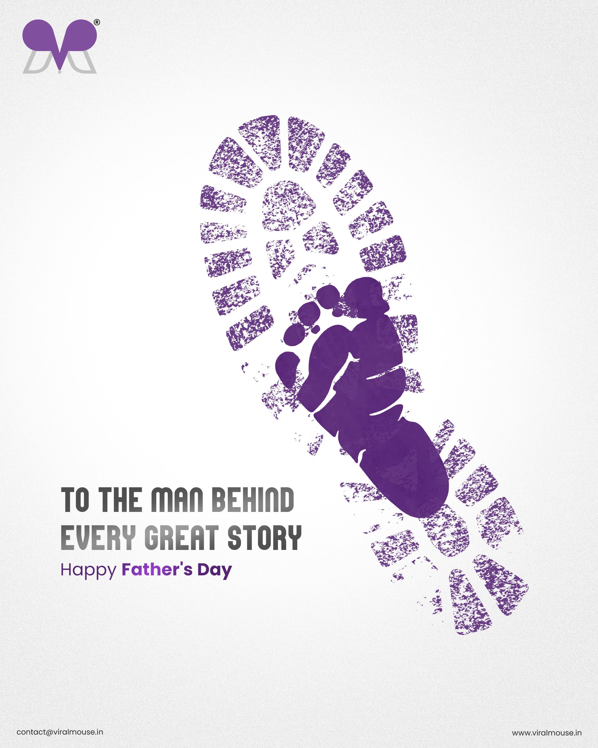 Baby footprint inside a large adult boot sole print