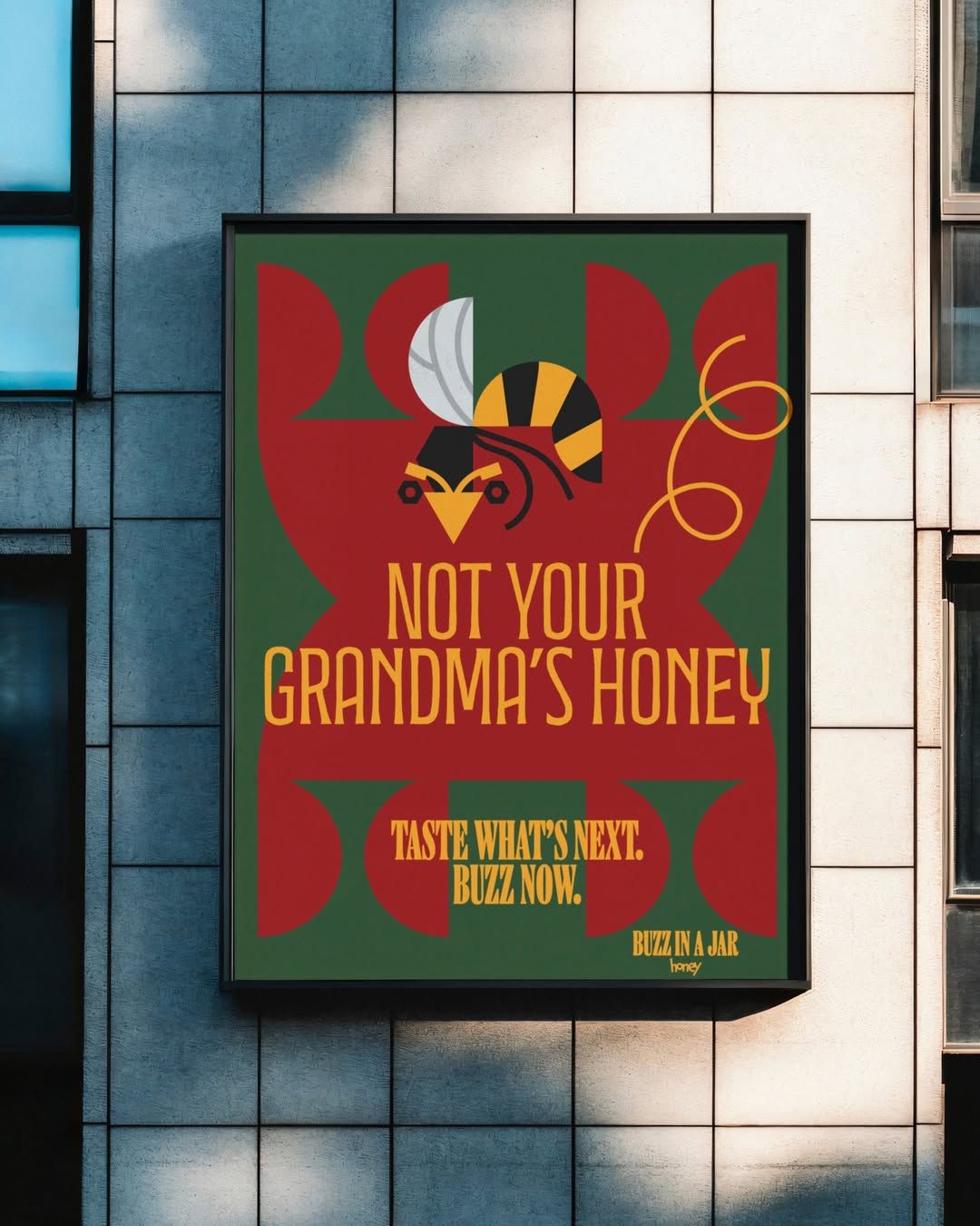 Instagram post: Witty anti-traditional honey positioning