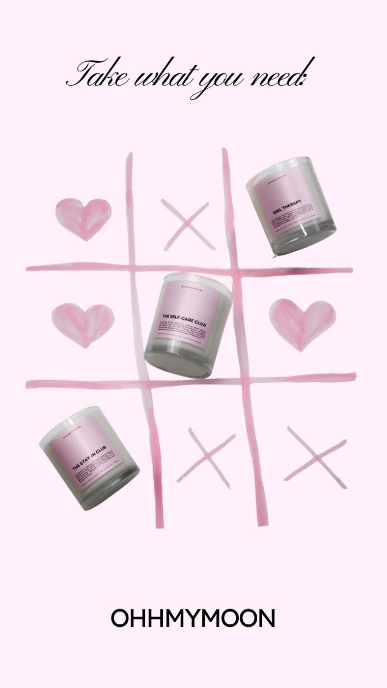Story: Candles as tic-tac-toe pieces