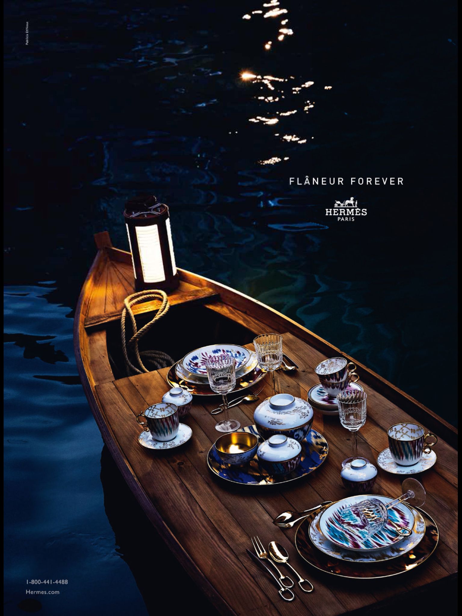 Instagram post: Dramatic boat dining creates distinctive world